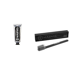 Marvis TSA Approved Amarelli Licorice Toothpaste, 1.3 oz & Medium Toothbrush