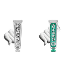 Marvis Whitening Mint and Classic Strong Mint Toothpaste Set, 3.8 oz